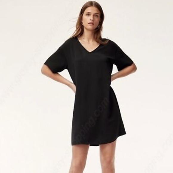 Aritzia Babaton Aaron Mini Black Casual Dress Size Small. - Picture 3 of 11